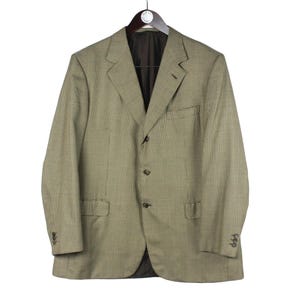 vintage BRIONI Blazer Jacket authentic Size XL men&#39;s classic retro genius luxury wear basic Coat Italy classic 90&#39;s