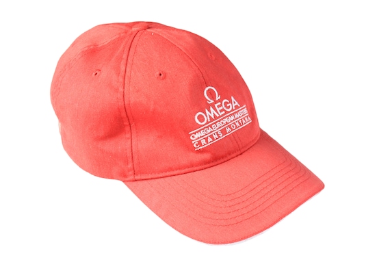 Casquette de montre OMEGA vintage avec grand logo, casquette de baseball  d'été rouge taille unique rétro des années 90 pare-soleil rare chapeaux  unisexe streetwear authentique athlétique -  France