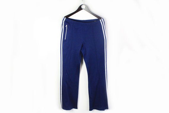 Vintage ADIDAS Men's Track Pants Size XL Blue Authentic - Etsy