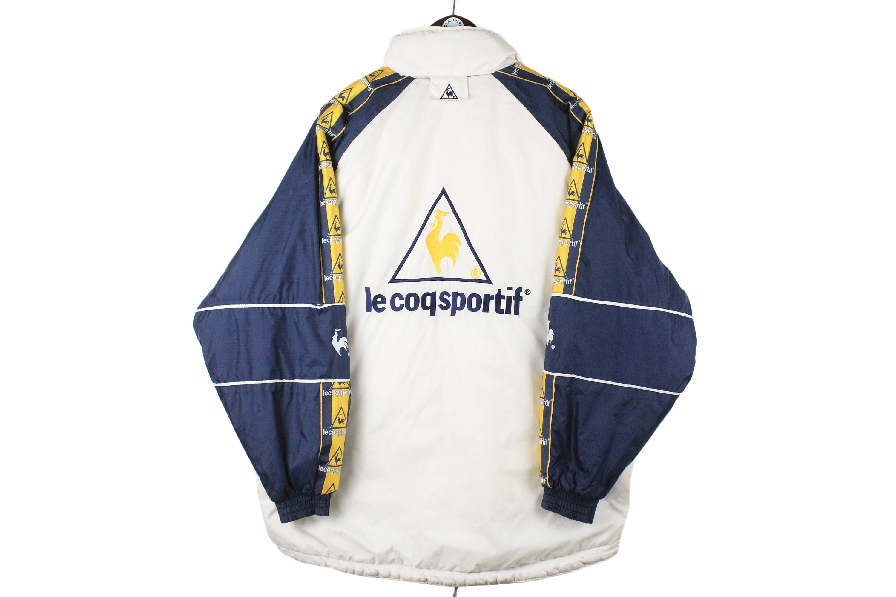 Vintage LE COQ SPORTIF Jacket Authentic Full Zip Big Logo Size M