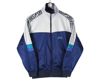 Vintage ASICS Track Jacket Authentic Long Sleeve Small Logo Vintage ASICS Track Jacket Authentic Long Sleeve Small Logo