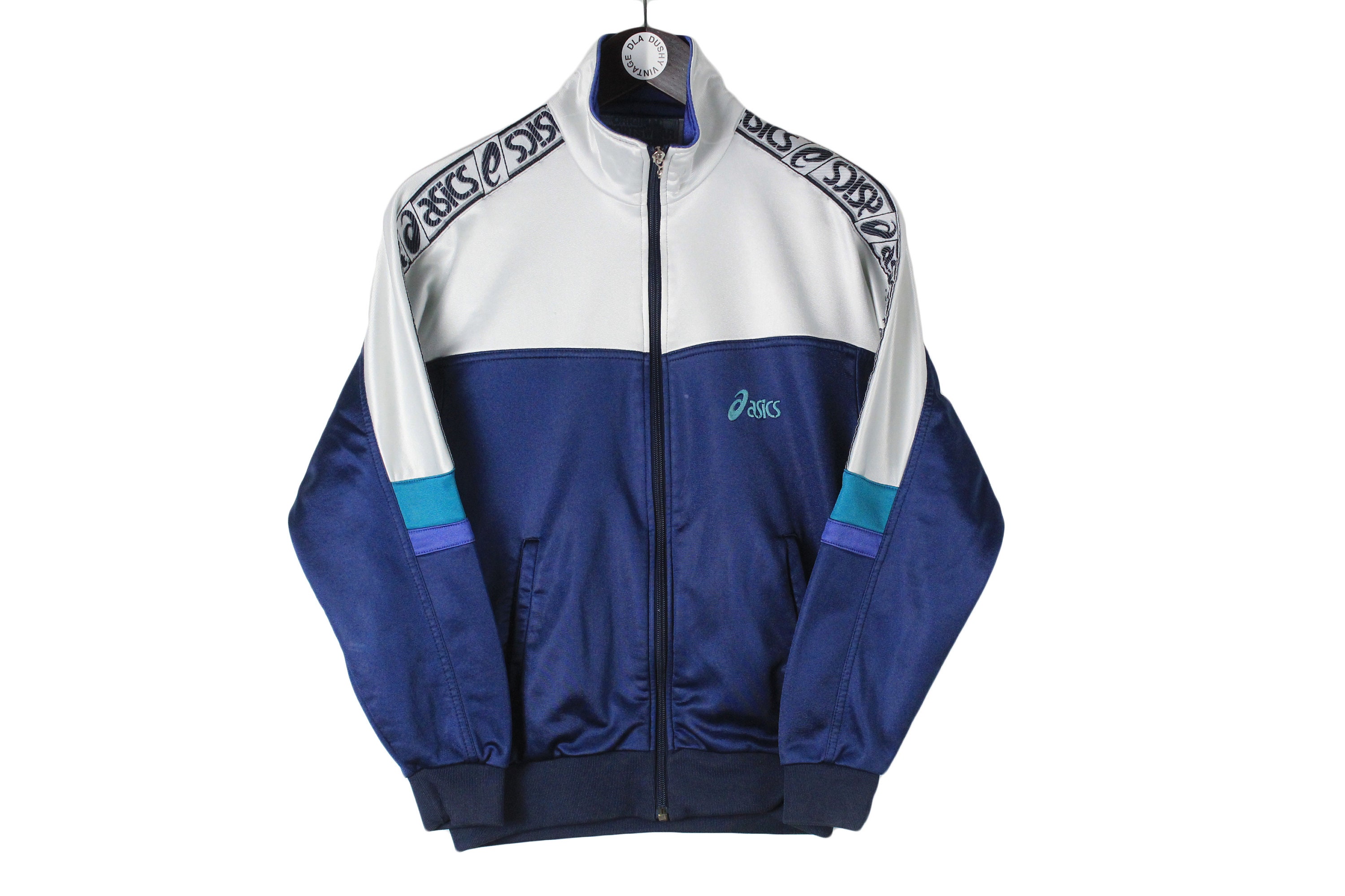 Vintage ASICS Track Jacket Authentic Long Sleeve Small Logo Vintage ASICS Track Jacket Authentic Long Sleeve Small Logo