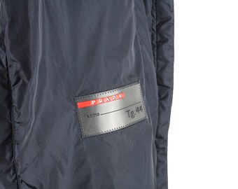 ジャケット・アウター 90s-00s PRADA cotton jacket Vintage PRADA Jacket Authentic Women's Size 44 Navy Blue