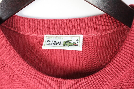 vintage LACOSTE CHEMISE Jumper authentic sweater … - image 4