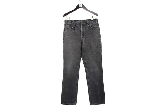 Jean Droit Denim Co Homme – Taille 30/32, Noir Délavé, En Bon état