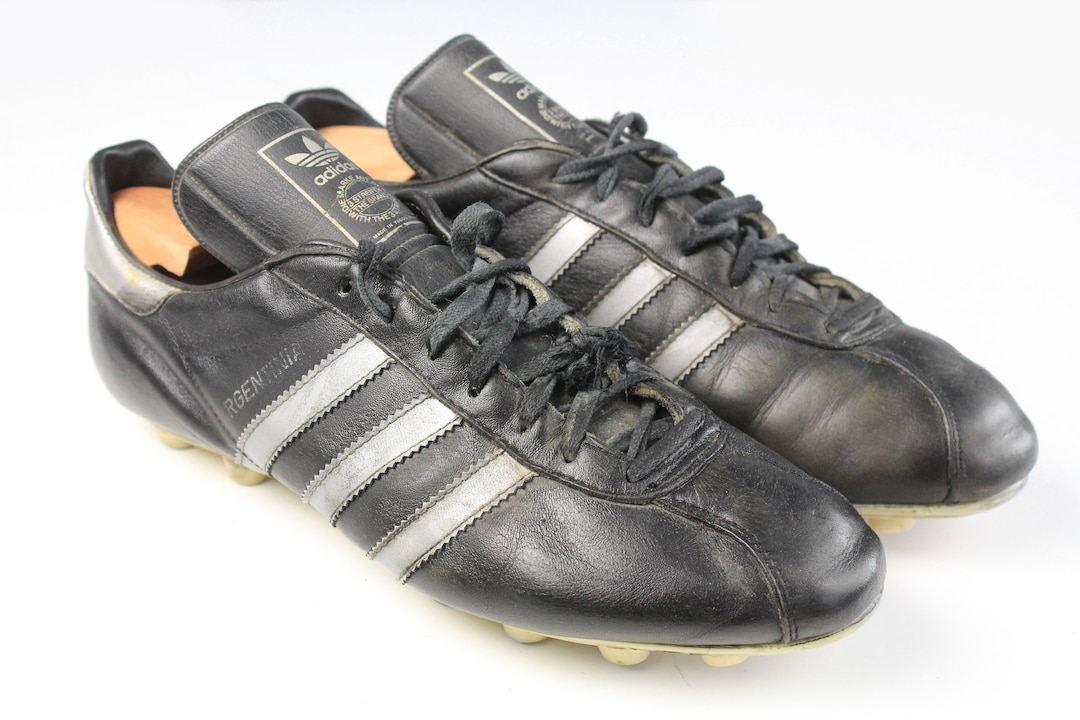 Vintage ADIDAS Argentinia Boots Retro Football Shoes Leather