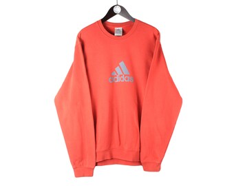Adidas shop sweatshirt orange