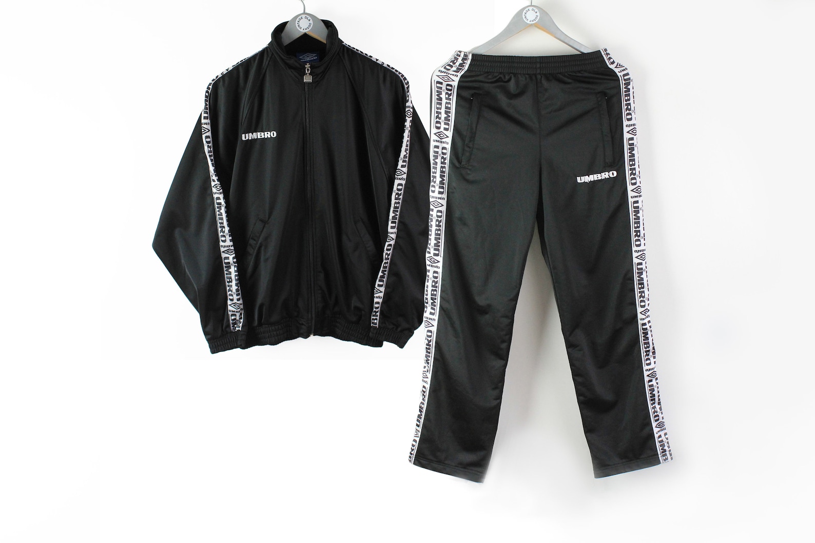 Vintage UMBRO Tracksuit Size XS/S Black Oversize Retro Hipster Etsy