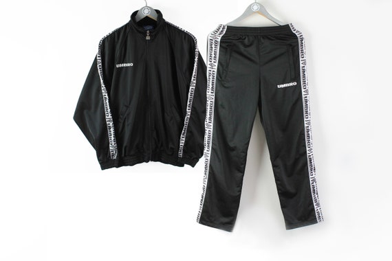 Vintage UMBRO Tracksuit Size XS/S Black Oversize Retro Hipster Sport  Clothing 90s 80s Authentic Rare Men's Track Suit Jacket Pants Logo -   Canada