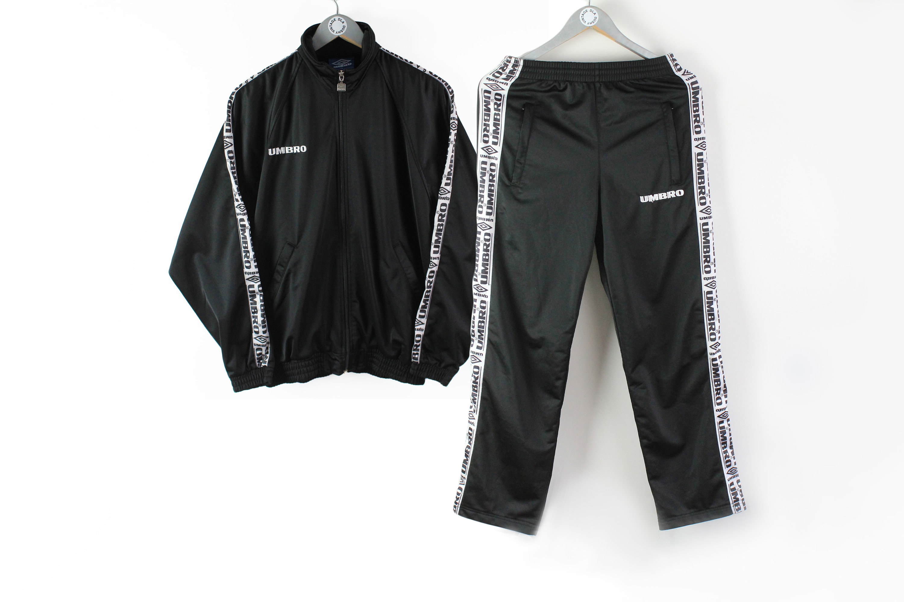 Vintage UMBRO Tracksuit Size XS/S Black Oversize Retro Vintage UMBRO Tracksuit Size XS/S Black Oversize Retro