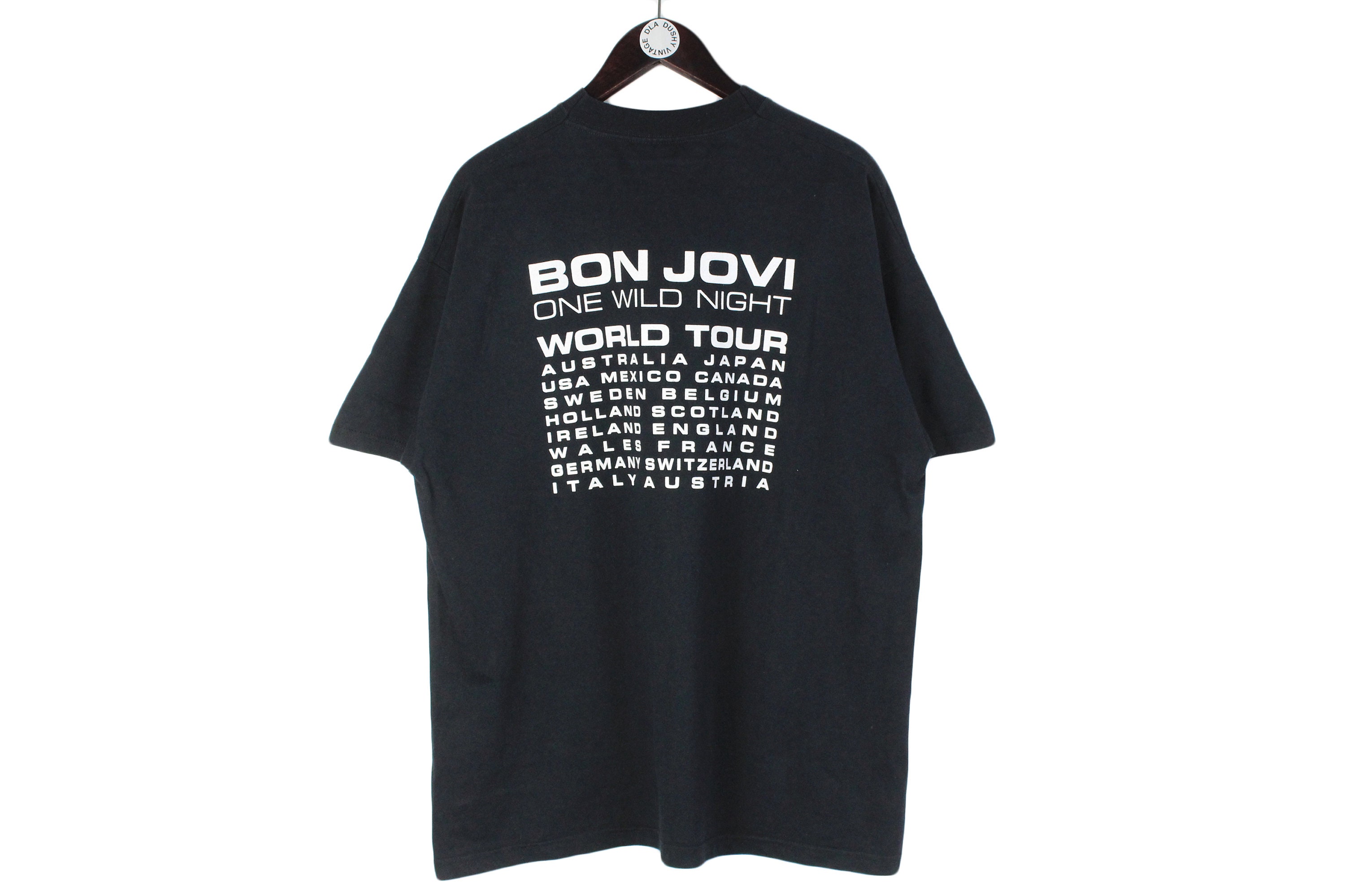 ヴィンテージ BON JOVI One Wild Night 2001 Tシャツ ブラック サイズ