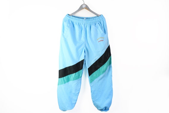 vintage PAUL & SHARK men's Track Pants blue small