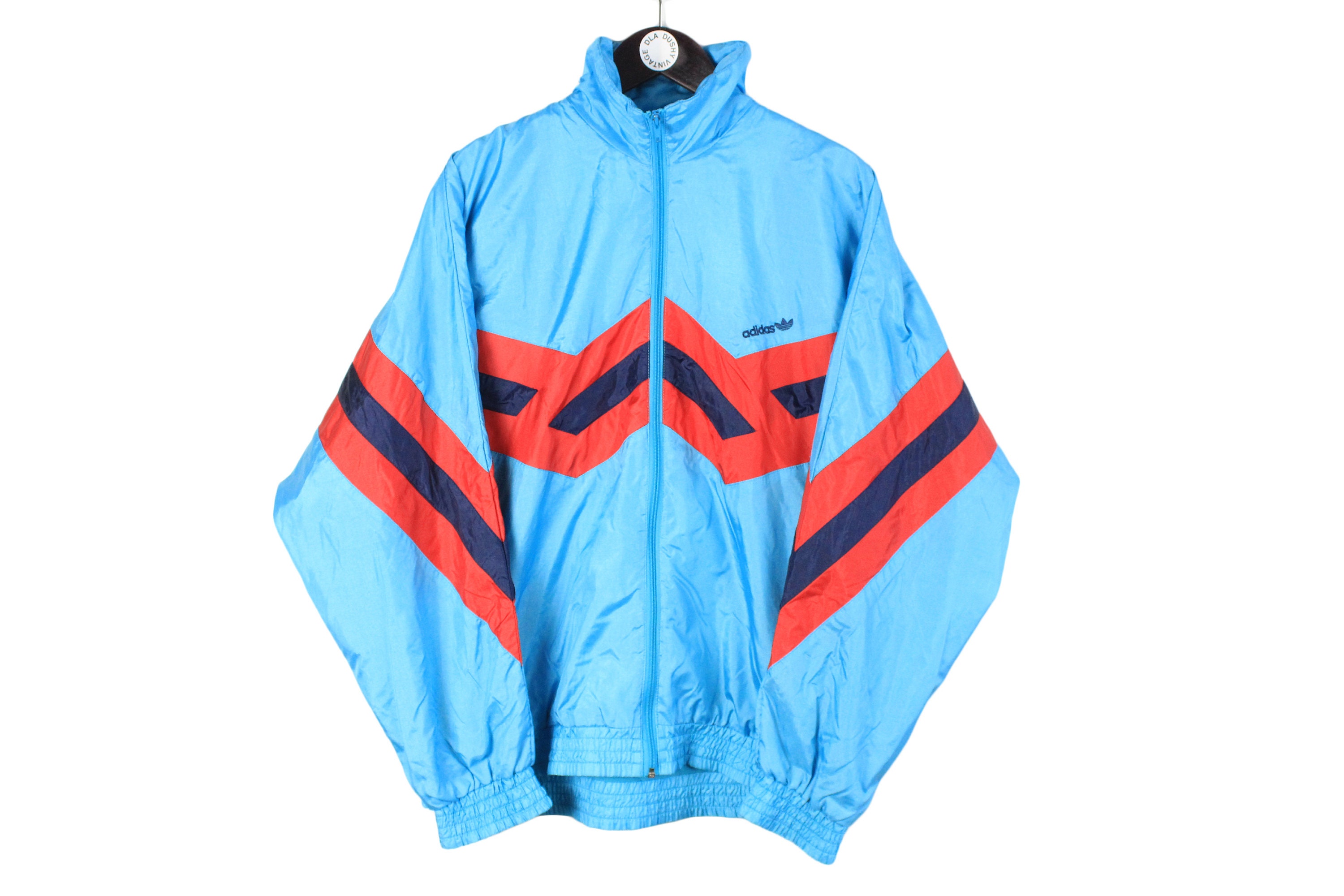 トップス adidas vintage track jacket Vintage ADIDAS Track Jacket Size L Authentic Blue Retro Hipster