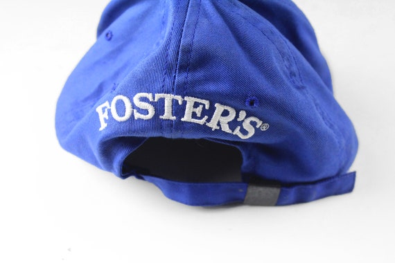 vintage FOSTER'S Cap One Size blue Big logo beer … - image 4