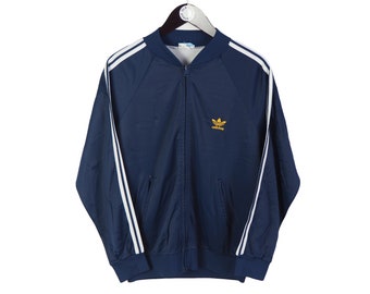 vintage ADIDAS ATP TOUR men's track jacket bomber style Size S authentic  small logo retro polyester windbreaker tennis 80's 90's streetwear