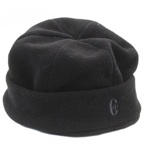 Gorro de lana vintage Conte of Florence, estilo retro de esquí, para deportes al aire libre, gorro de invierno cálido, estilo hipster, auténtico, negro, años 90 y 2000
