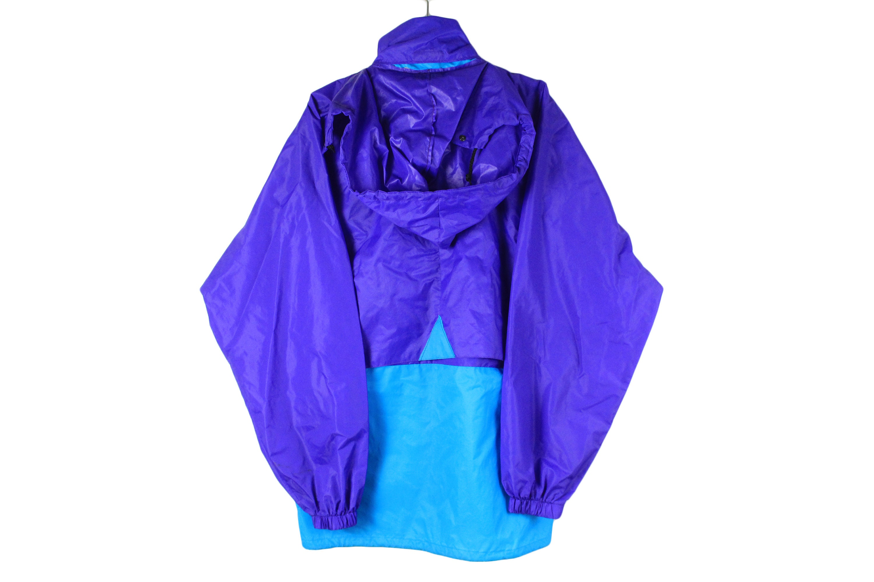 【WOOHWA】STRAP NYLON WINDBREAKER Unisex lightweight zip up windbreaker