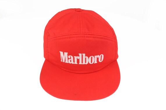 Vintage MARLBORO Cap Hat One Size Red 