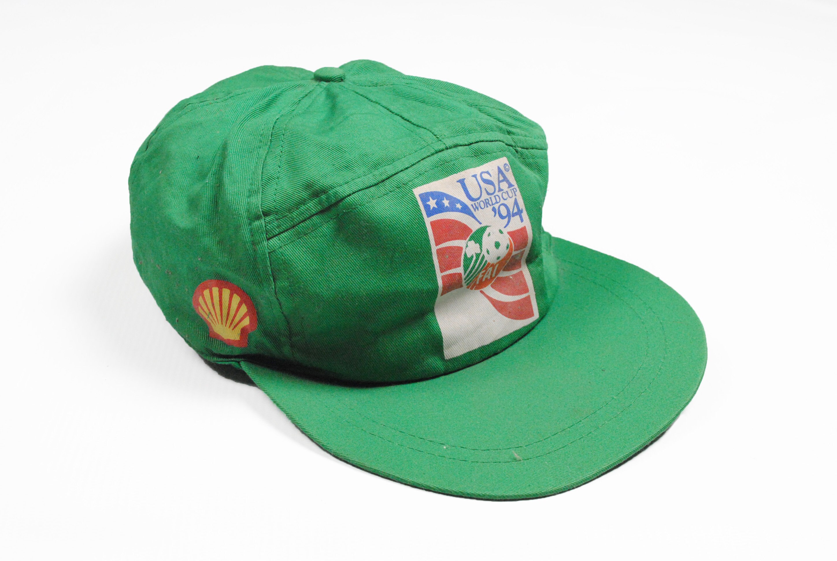 Vintage WORLD CUP 1994 USA Cap Big Logo Hat One Size Green