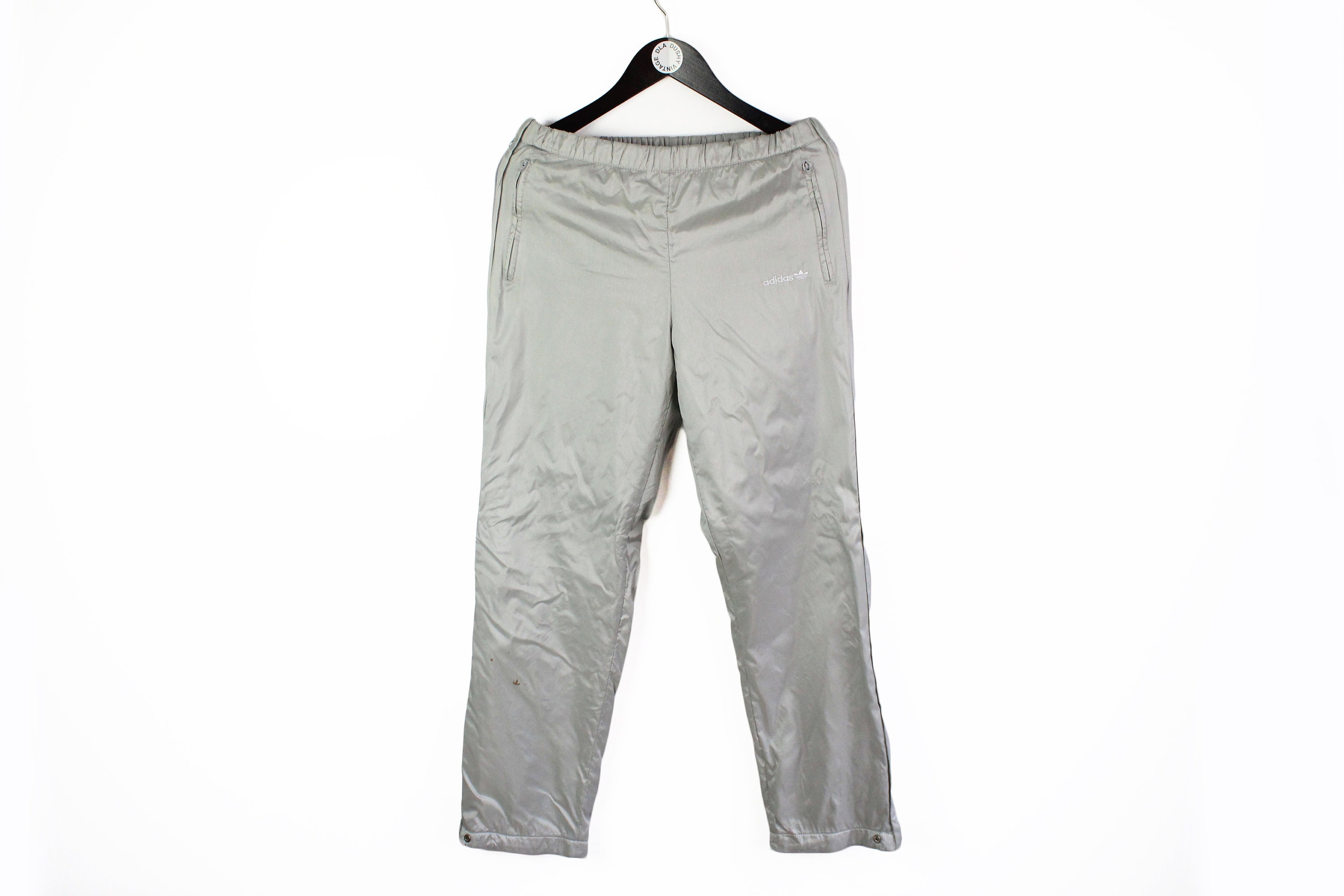 90s/vintage】Adidas Nylon Pants Grey