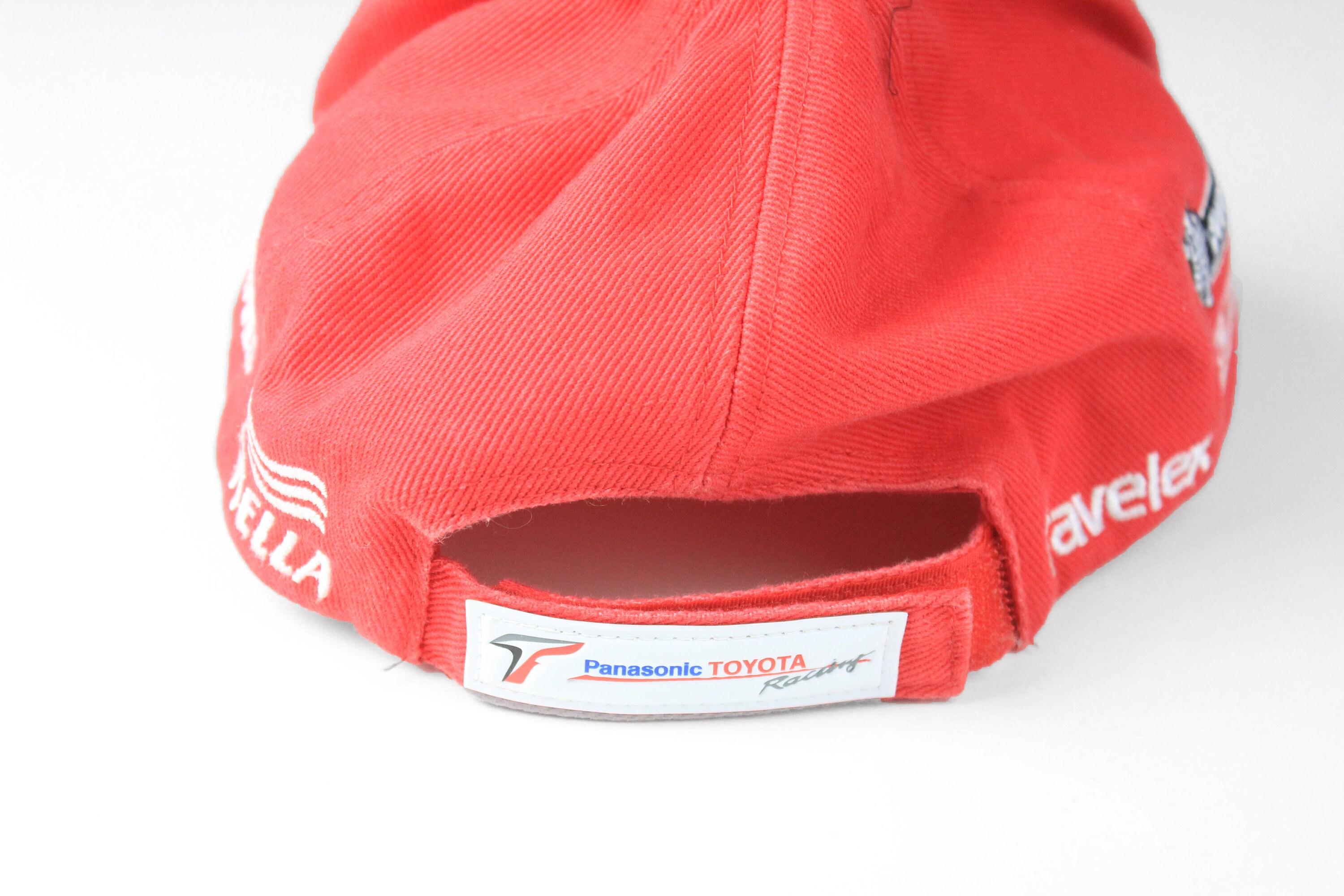 Vintage PANASONIC TOYOTA Racing F1 Team Cap One Size Red Big