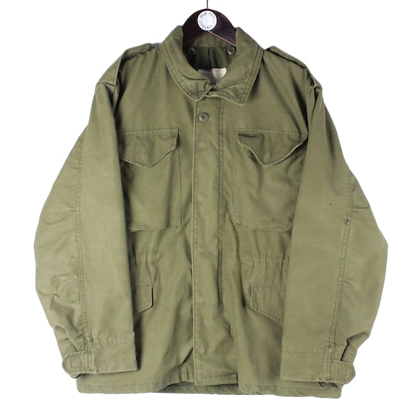 vintage M65 Uniforme militar Ejército Parka Chaqueta ropa caqui combate retro ropa urbana Abrigo streetwear Estilo Talla M