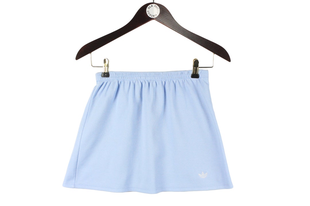 Vintage ADIDAS Skirt Size Women's S Light Blue Small Logo