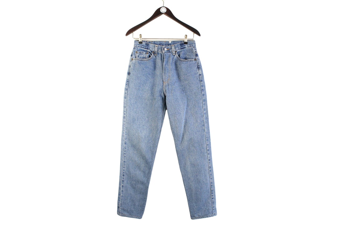 Vintage LEVIS 550 Jeans Authentic Blue Denim Pants Size Women's 27 ...