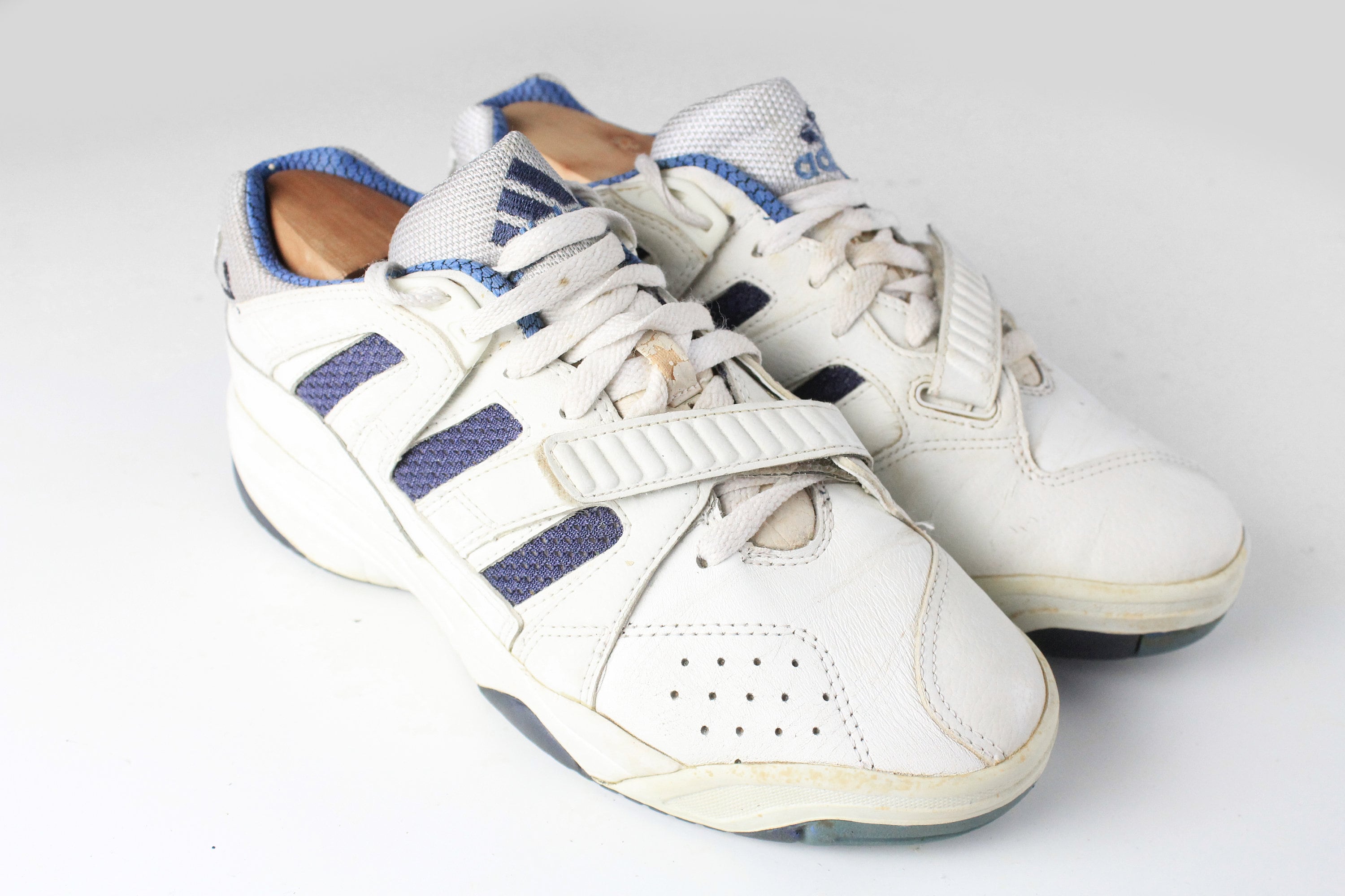 Mejor antes de cisne Vintage ADIDAS Velcro Sneakers EUR 40 Authentic Rare Retro - Etsy