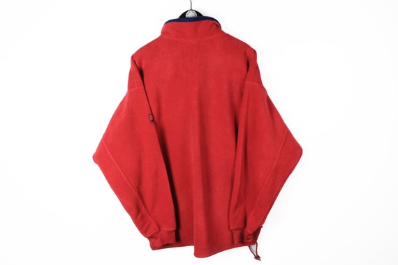 vintage ADIDAS Fleece Sweater 1/4 Zip oversize me… - image 2