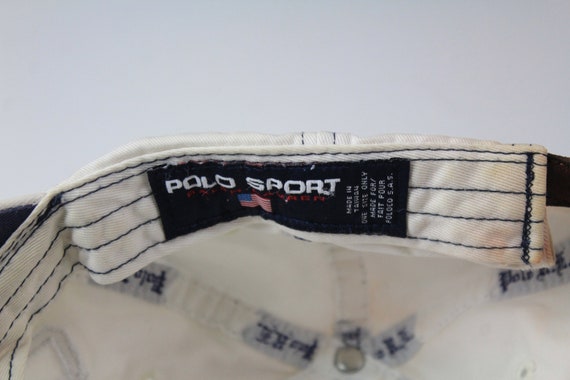 90s POLO SPORT キャップ ホワイト 90s POLO SPORT キャップ ホワイト Polo Sport ツイル ボール