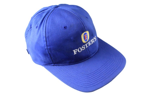vintage FOSTER'S Cap One Size blue Big logo beer … - image 1