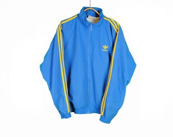 adidas jacket blue yellow
