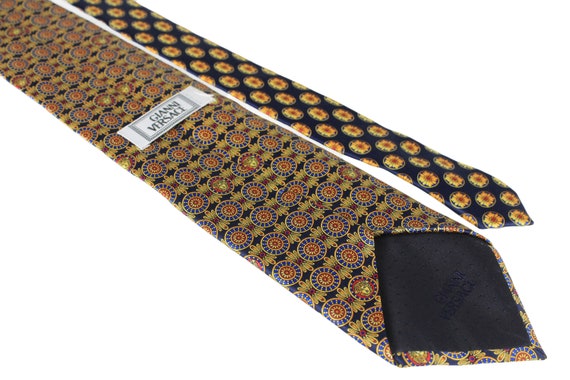 vintage GIANNI VERSACE men's 100% silk Tie made i… - image 2