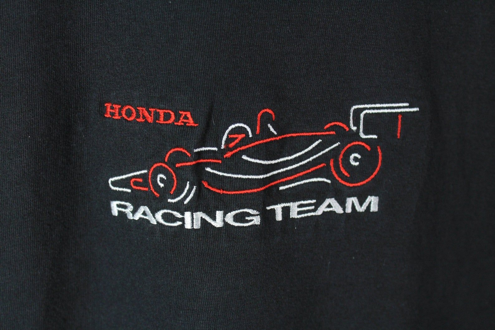 Vintage HONDA Racing Team Tshirt Hanes Size XL black classic Etsy