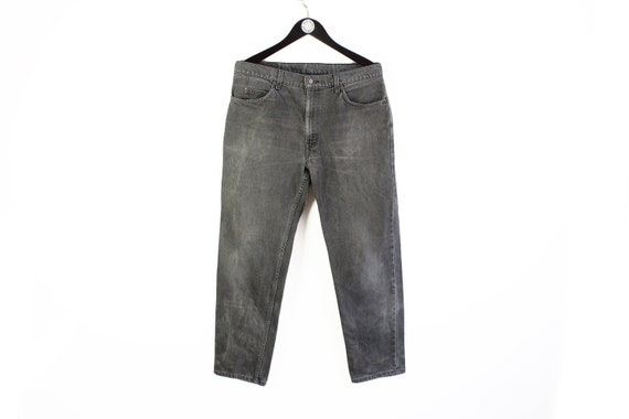 vintage LEVIS 604 Jeans W 36 L 32 authentic gray … - image 1