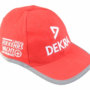 vintage DEKRA Cap One Size red race team Hat Big logo F1 Formula 1 men&#39;s sport style authentic racing Ferrari sponsor cap