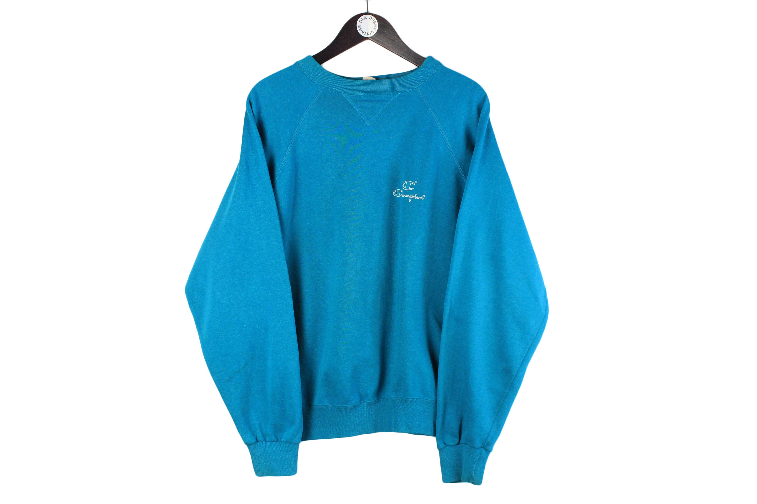 Vintage CHAMPION Sweatshirt Size L Men's Blue Long Sleeve Vintage CHAMPION Sweatshirt Size L Men's Blue Long Sleeve