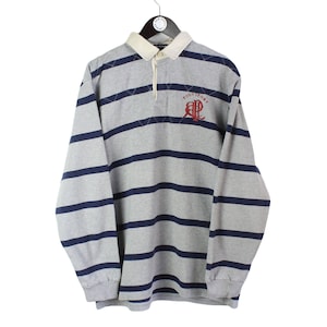 トップス 1990's Polo by Ralph Lauren rugger shirt Vintage Polo Ralph Lauren Rugby USA Shirt 90s - Etsy