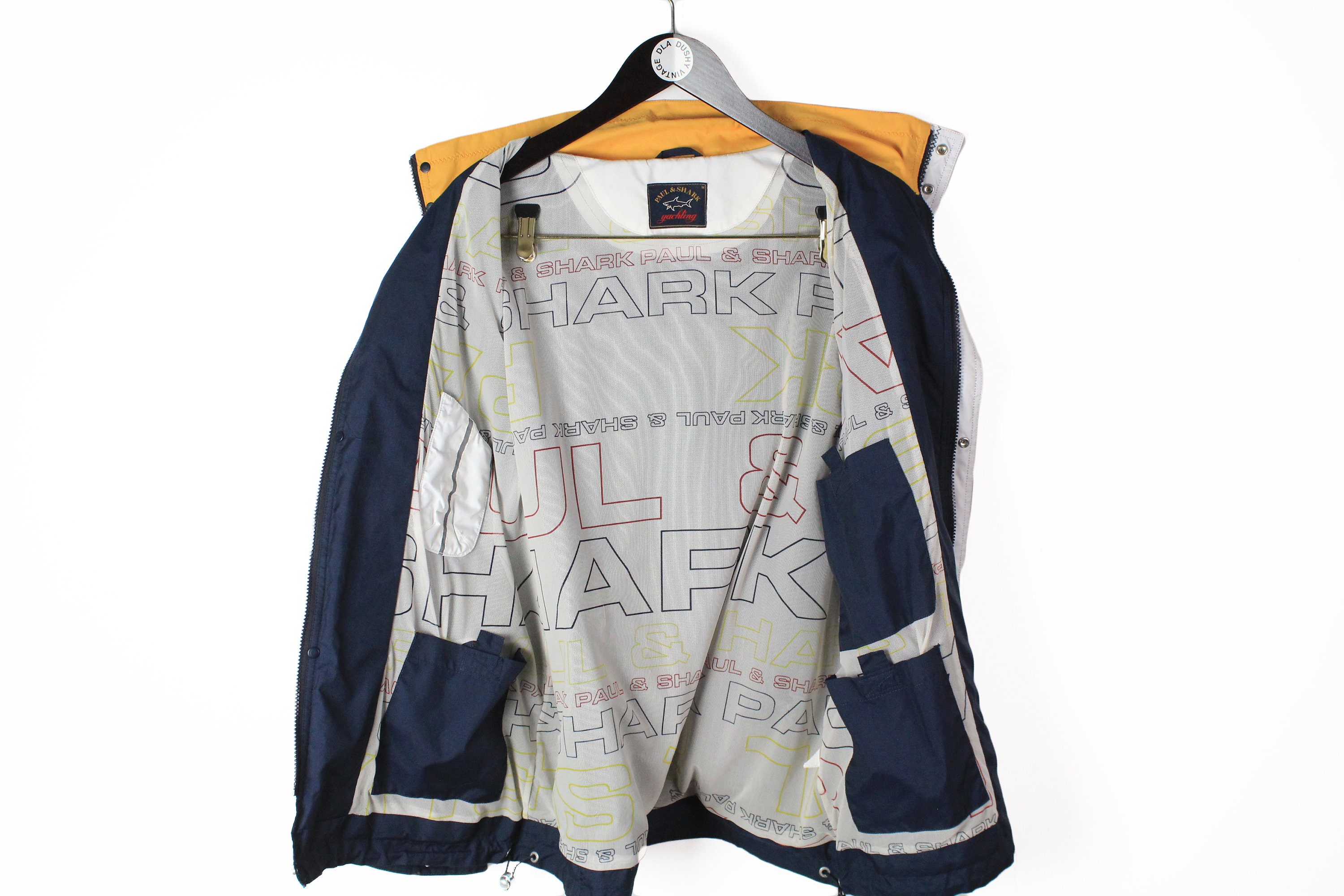 Vintage PAUL & SHARK Yachting Jacket Size M/L Authentic Navy