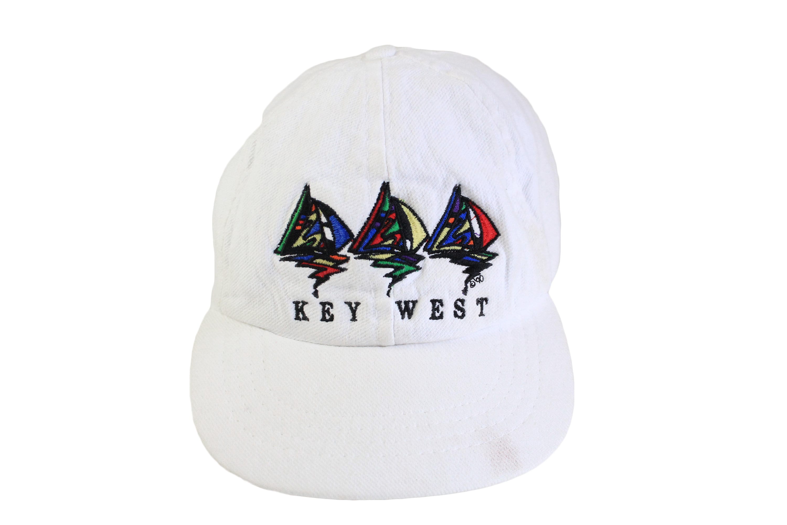 Vintage KEY WEST Cap Hat Logo Basic Sport Wear One Size Retro Etsy