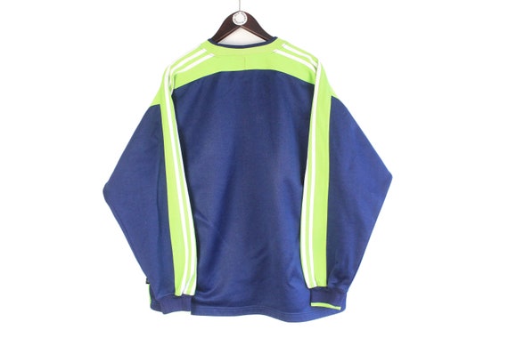 vintage ADIDAS sweatshirt Size L oversized long s… - image 2