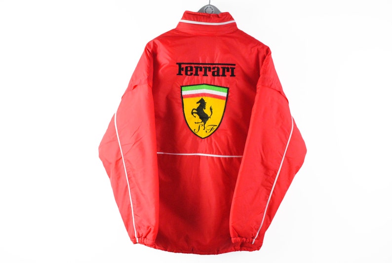 Vintage FERRARI Michael Schumacher Shell Jacket Size M/L Red | Etsy