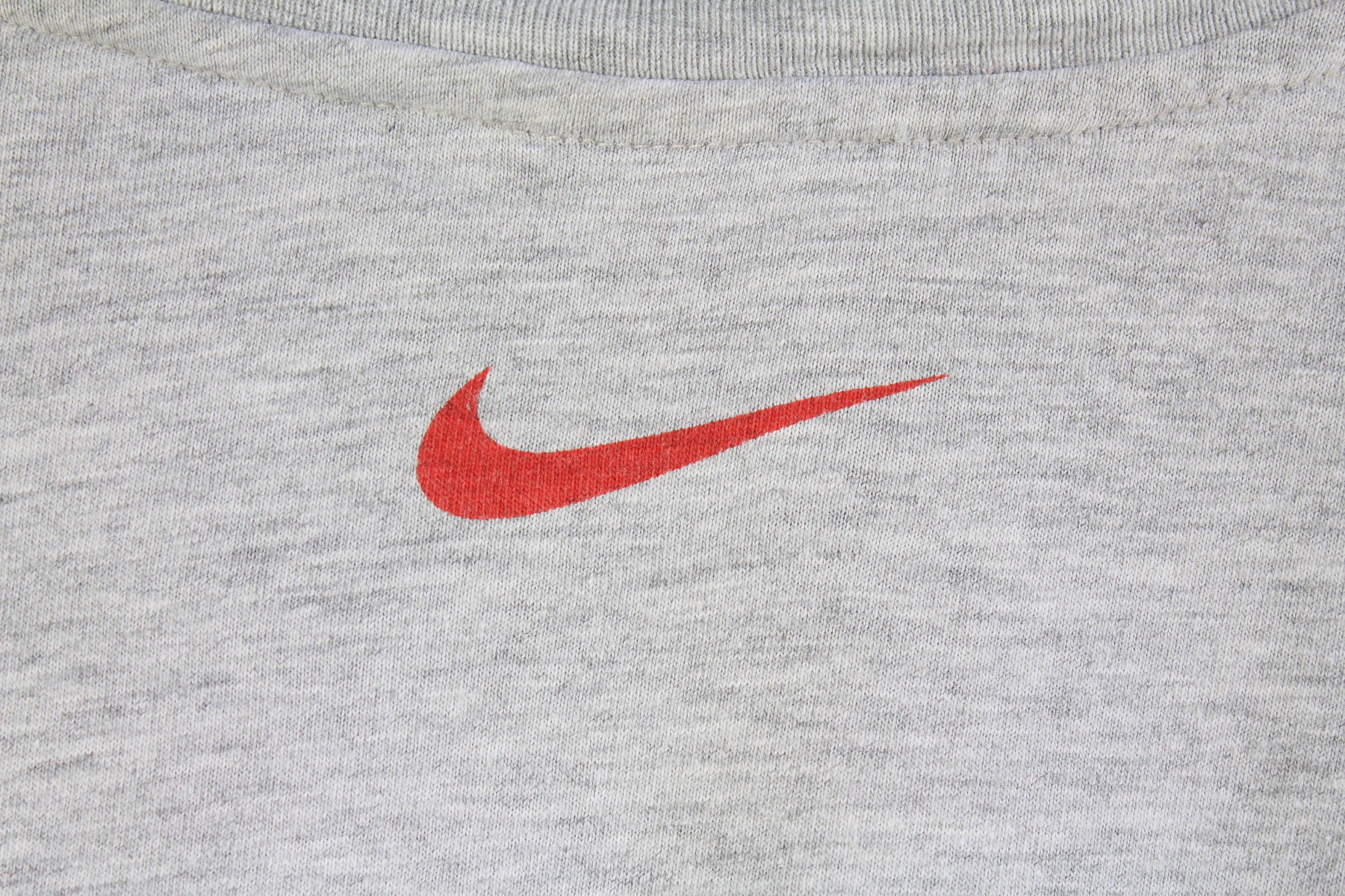 Vintage Nike Athletissima Lausanne 1997T-Shirt Gray Cotton Athletic Rave  Tee Retro 90'S Big Logo Size Sport Outfit Top Style Usa Brand Unisex T-Shirt  - TeebyHumans