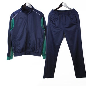 vintage KAPPA tracksuit Size M retro hipster sport Italy clothing rave 90&#39;s 00&#39;s authentic rare men&#39;s streetwear blue small logo sportswear