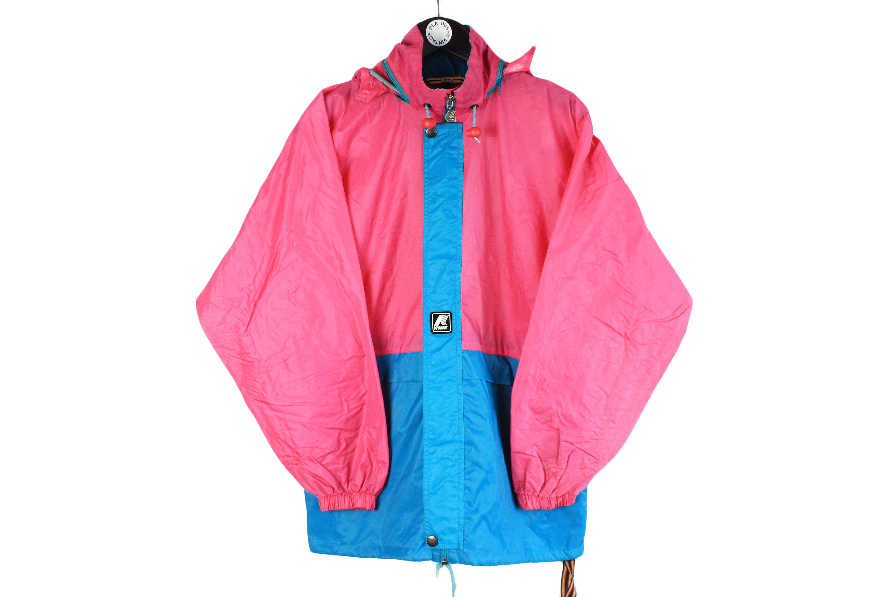 Vintage K-WAY International Full Zip Jacket Rain Coat Vintage K-WAY International Full Zip Jacket Rain Coat