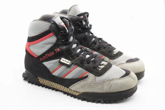 Vintage Adidas Marathon TR High Top Sneakers US 7.5 Men's Authentic Rare  Retro Athletic Shoes 90s Gray Classic Sport Trainers Streetwear - Etsy  Israel