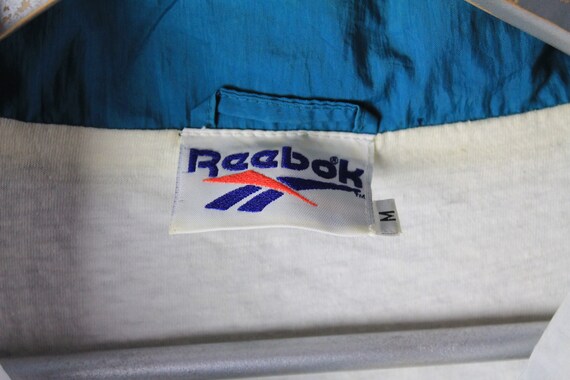 vintage REEBOK Track Jacket Size M blue authentic… - image 5