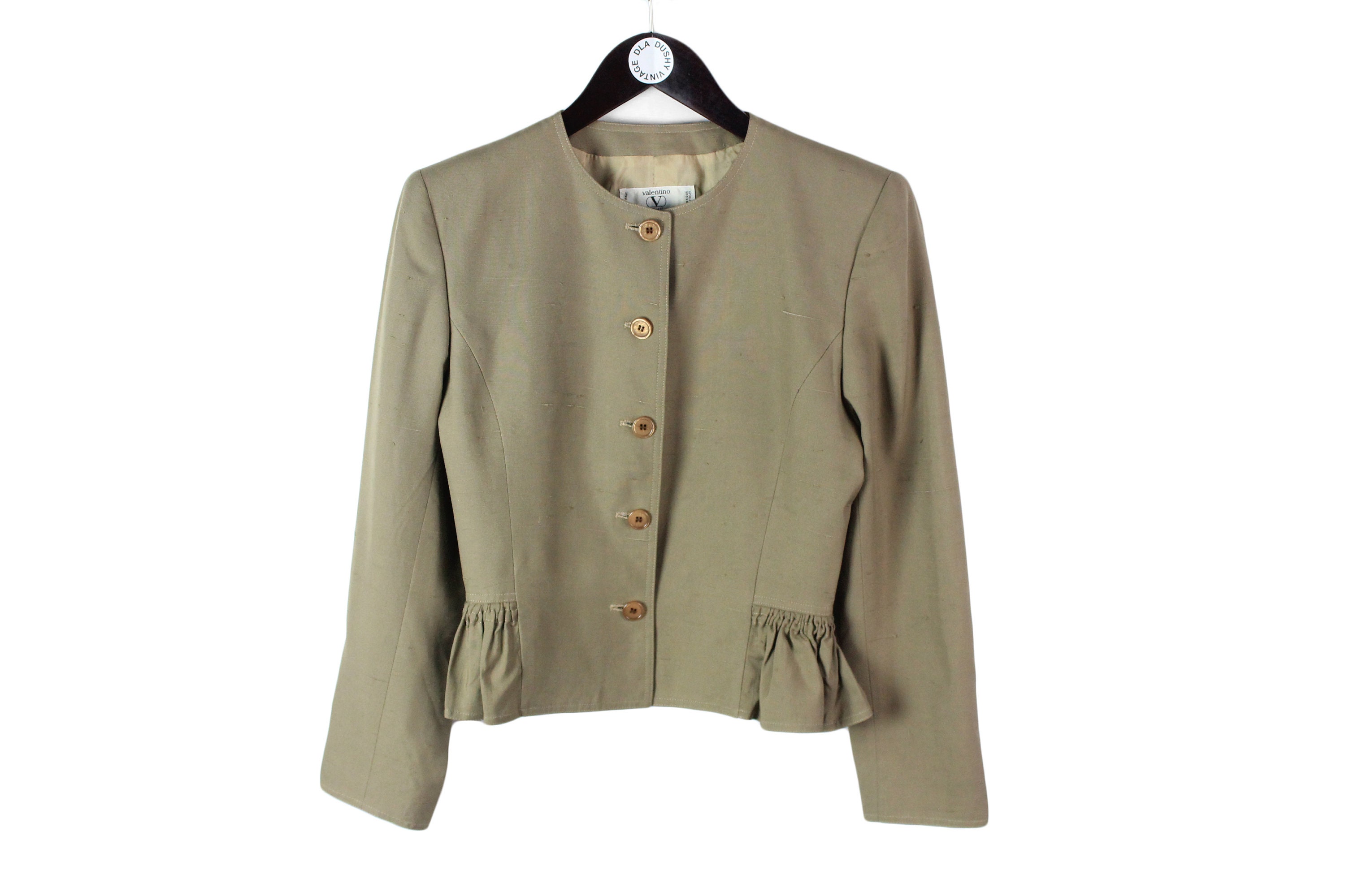 VALENTINO MISS V バレンティノ　ジャケット　ヴィンテージ Vintage VALENTINO Miss V WOOL Women's Elegant Jacket Blazer