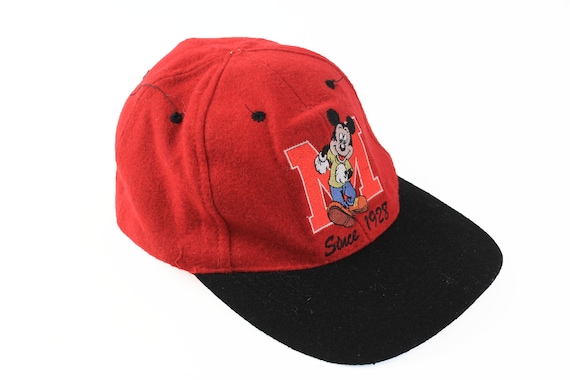 Vintage MICKEY MOUSE Disney Cap Authentic Rare Retro 90s Big  display picture 3